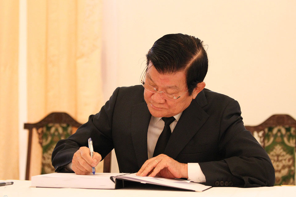 Khoảnh khắc lắng lòng tại lễ viếng nguyên Thủ tướng Phan Văn Khải